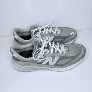 New Balance Gray and White Athletic Shoes